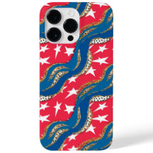 ROTE WEISSE BLUE GOLD PATRIOTIC STARS STRIPEN