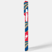 ROTE WEISSE BLUE GOLD PATRIOTIC STARS STRIPEN Case-Mate iPhone HÜLLE (Rückseite / Links)