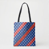 ROTE WEISSE BLUE GOLD PATRIOTIC STARS STRIPEN TASCHE (Vorderseite)