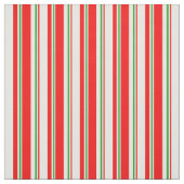 rote, weiße, grüne Weihnachtslieder Stoff (Muster)