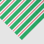 Rote weiße grüne Zuckerstange-Streifen Seidenpapier (Ausschnitt)