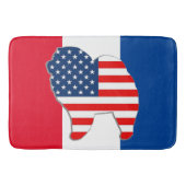 ROTE WEISSE Kiste/Badematte Badematte (Vorderseite)