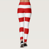 Rote weiße leggings (Rückseite)