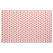 Rote weiße Liebe Herz Gemustert Stoff (Fat Quarter (45,7 x 55,9 cm))