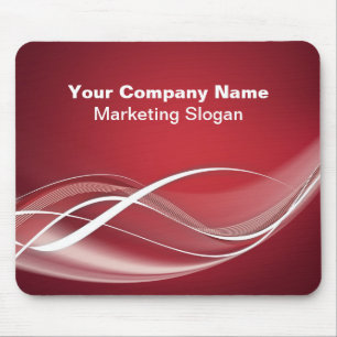 Rote weiße Mousepad Schablone
