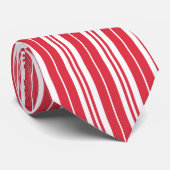 Rote weiße Streifen Küste Krawatte (Gerollt)