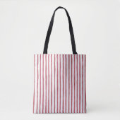 Rote Weiße Streifen Tasche (Vorderseite)
