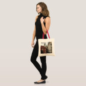 Rote weiße Taschen-Tasche Prags Tragetasche (Vorderseite (Model))