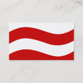 Rote weiße u. blaue Karten-Staats-Geschäfts-Karte Visitenkarte (Rückseite)