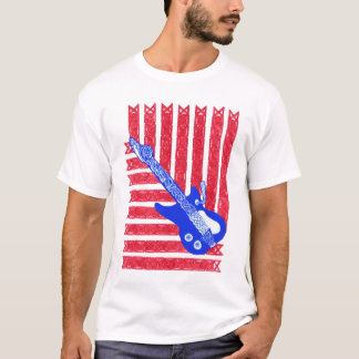 Rote, weiße u. keltische Blues T-Shirt