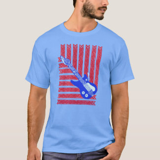 Rote, weiße u. keltische Blues T-Shirt