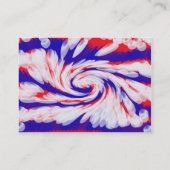 rote weiße und blau, visitenkarte (Rückseite)