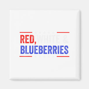 Rote, Weiße und Blaubeeren Patriot Dom 2025  Magnet
