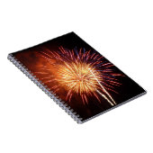 Rote, weiße und blaue Feuerwerke I Patriotic Notizblock (Rechte Seite)