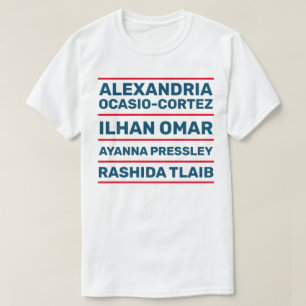 Rote weiße und blaue furchtlose vier T-Shirt