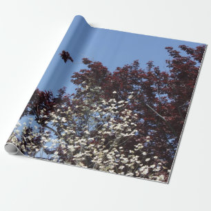 Rote weiße und blaue Natur-Geschenk-Verpackung Geschenkpapier