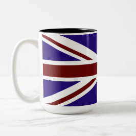 Rote weiße und blaue reisebecher