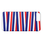 Rote, weiße und blaue Ribbons Case-Mate iPhone Hülle (Rückseite (Horizontal))