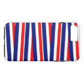 Rote, weiße und blaue Ribbons Case-Mate iPhone Hülle (Rückseite (Horizontal))