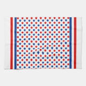 rote, weiße und blaue Sterne Küchenhandtücher Geschirrtuch (Horizontal)