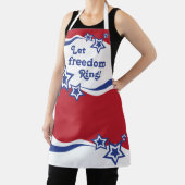 Rote, weiße und blaue Sterne Schürze (InSitu)