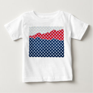 Rote, Weiße und Blaue Sterne (USA) (Vereinigte Sta Baby T-shirt