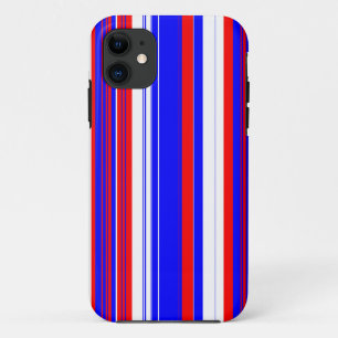 rote, weiße und blaue Streifen Case-Mate iPhone Hülle