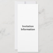 Rote, weiße und blaue Streifen Einladung (Rückseite)