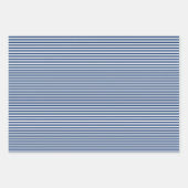 Rote, weiße und blaue Streifen Geschenkpapier Set (Vorderseite 3)