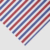 Rote, weiße und blaue Streifen Seidenpapier (Ausschnitt)
