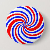 Rote, weiße und blaue Wirbel Button (Vorderseite)