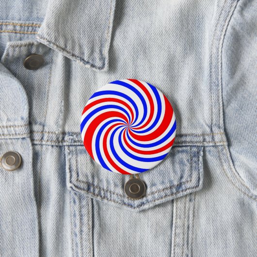 Rote, weiße und blaue Wirbel Button (Beispiel)