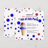 Rote, weiße und Coole Flachkarte (Vorne/Hinten)