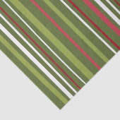 Rote, weiße und grüne Streifen Seidenpapier (Detail)