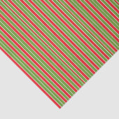 Rote, weiße und grüne Streifen Seidenpapier (Ausschnitt)