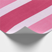 Rote, weiße und rosa Streifen Geschenkpapier (Ecke)