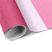 Rote, weiße und rosa Streifen Geschenkpapier (Rolleneckpunkt)