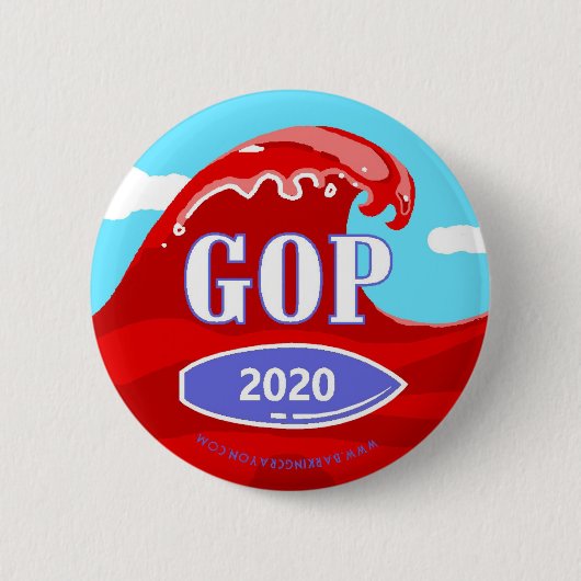 Rote Welle 2020 Button (Vorderseite)