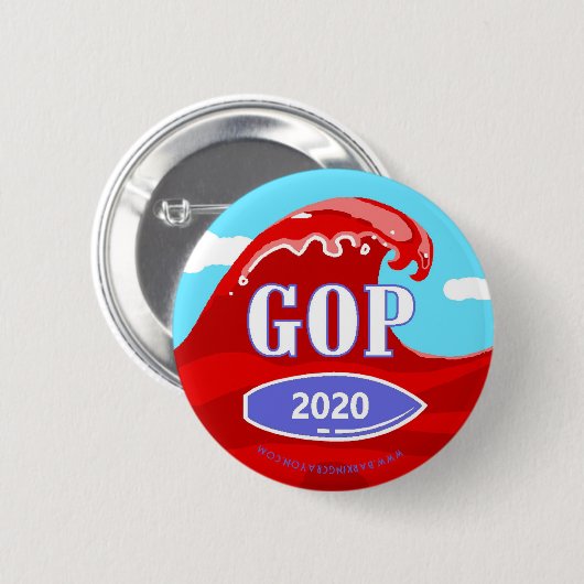 Rote Welle 2020 Button (Vorne & Hinten)