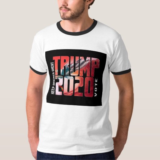 Rote Welle 2020 Trumpf-Floridas T T-Shirt (Vorderseite)