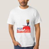 Rote Welle Donald Trump T-Shirt (Vorderseite)
