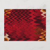 Rote Welle Postkarte (Vorderseite)