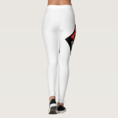 Rote Wellen-Leggings 2020 Trumpf-Floridas Leggings (Rückseite)