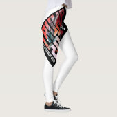 Rote Wellen-Leggings 2020 Trumpf-Floridas Leggings (Rechts)