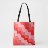 Rote Wellen Tasche (Vorderseite)