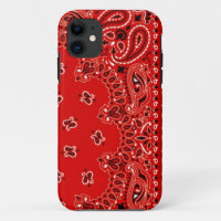 Rote Westernbandana-Schal-Gewebe-Verpackung