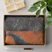 Rote Wickige Hexe mit ihrem Bat-Decoupage Seidenpapier (Geschenk)