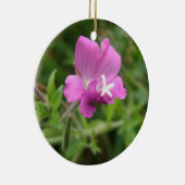 Rote Wildblume Keramik Ornament (Rechts)