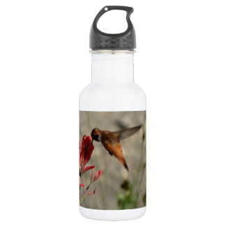 Rote Wildblume Trinkflasche