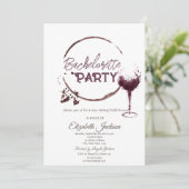 Rote Wine tasting in der Fattoria Moncucchetto Einladung (Stehend Vorderseite)